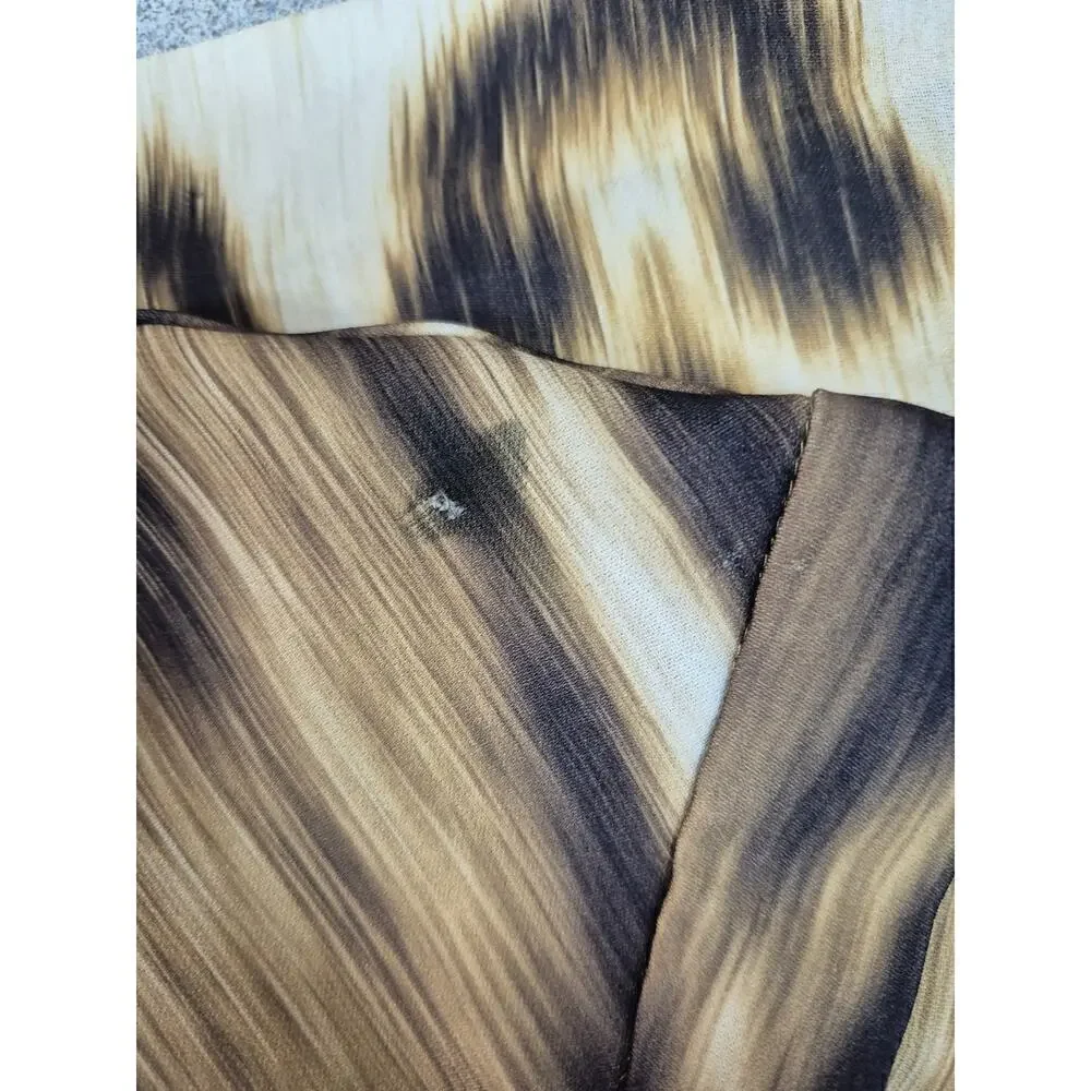 Mango Suit Dress Large animal print shift dress